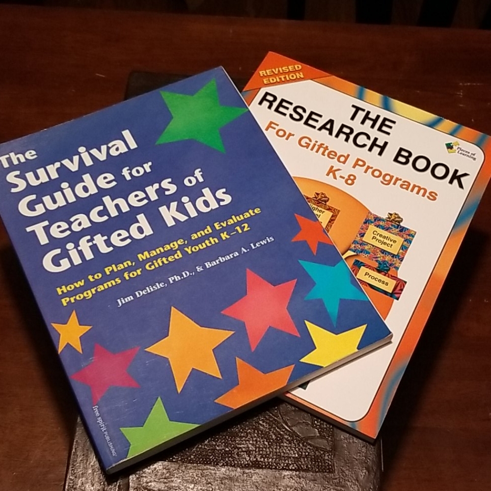 2 Teacher Resource Books (Gifted Programs)